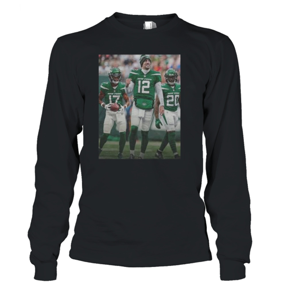 Aaron Rodgers Garrett Wilson Breece Hall NY Jets Shirt - YesItCustom