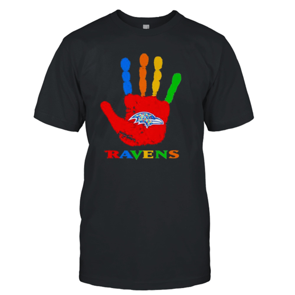 Baltimore Ravens Hand Autism 2023 NFL shirt