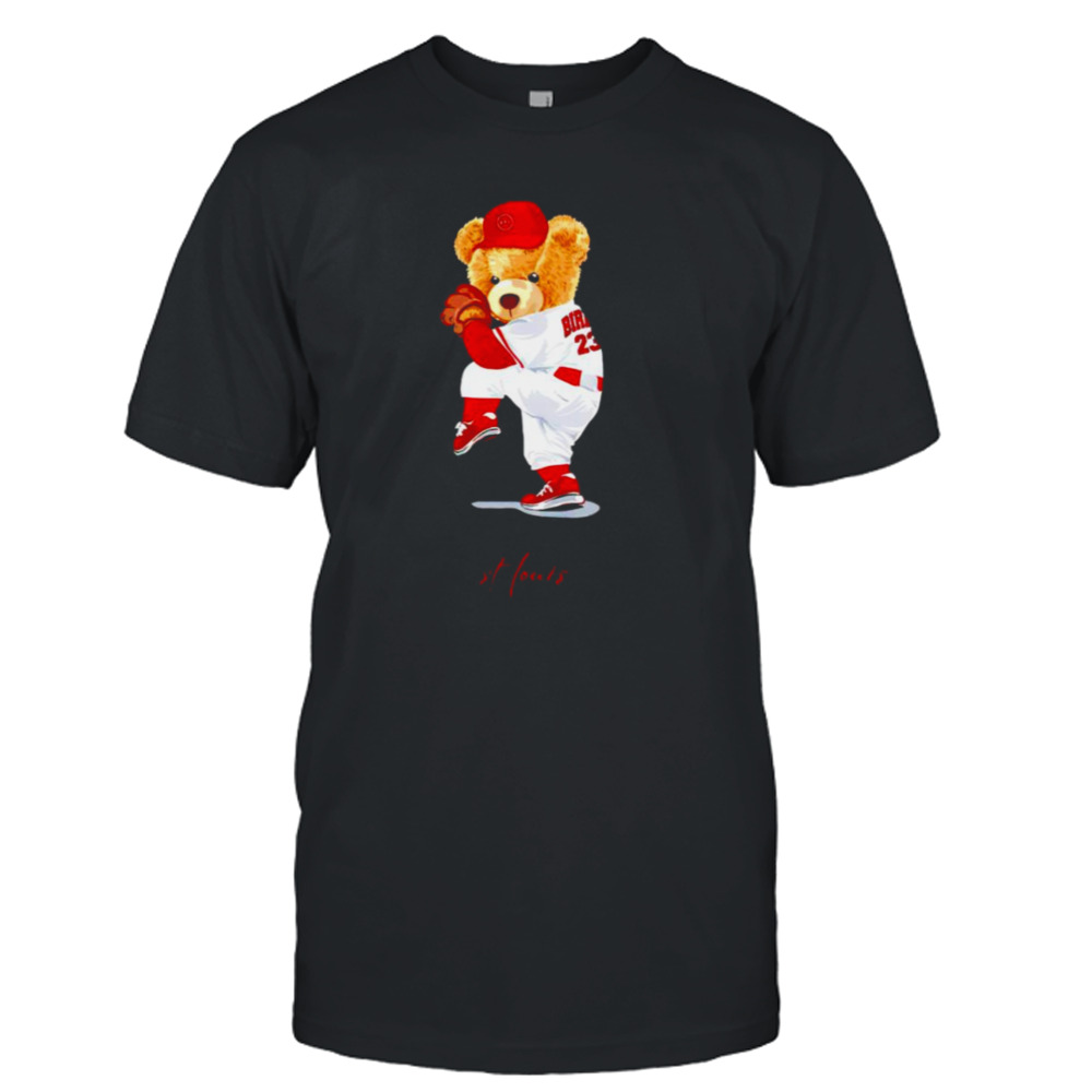 Bird 23 Baseball Bear St. Louis shirt