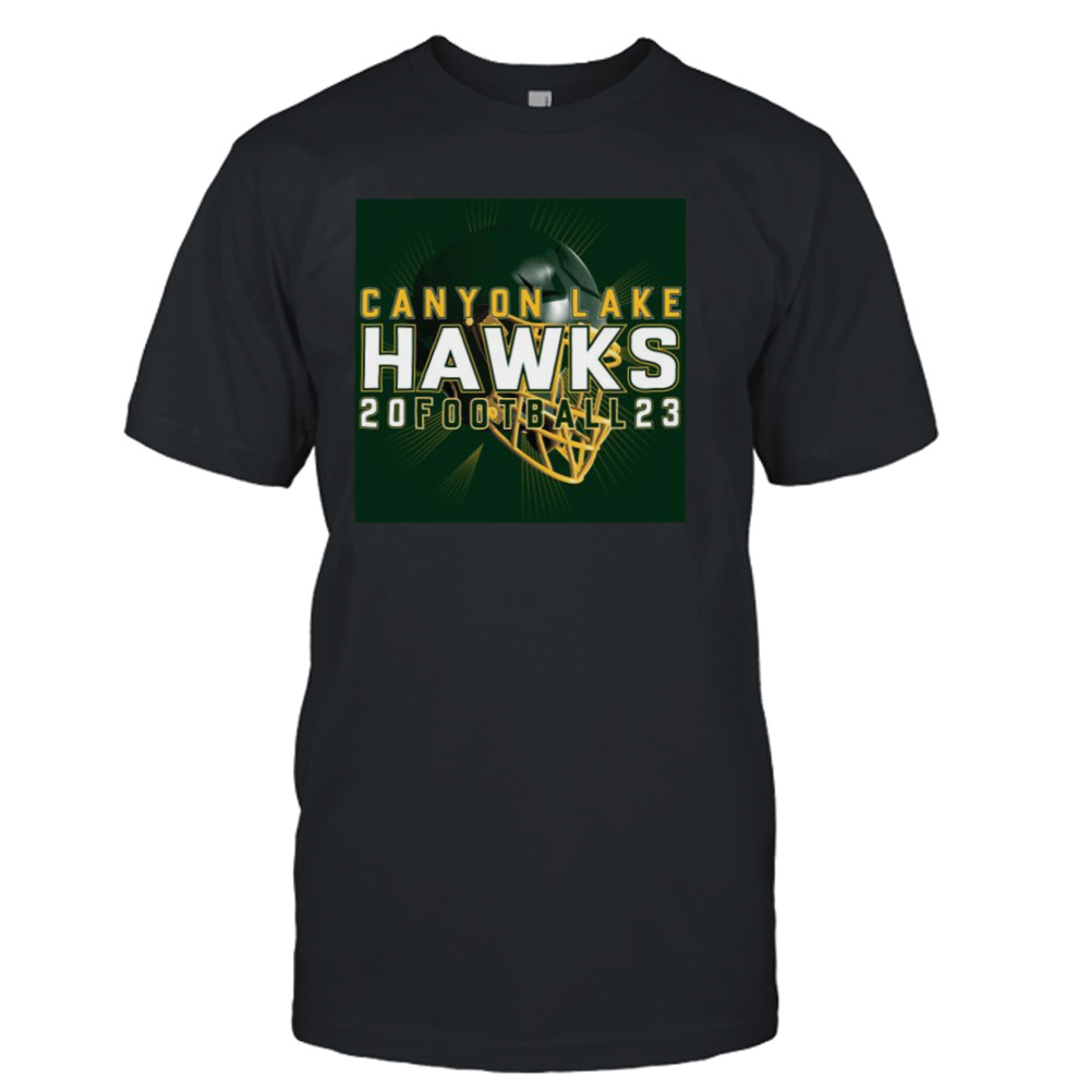 Canyon Lake Hawks Football Logo 2023 Shirt