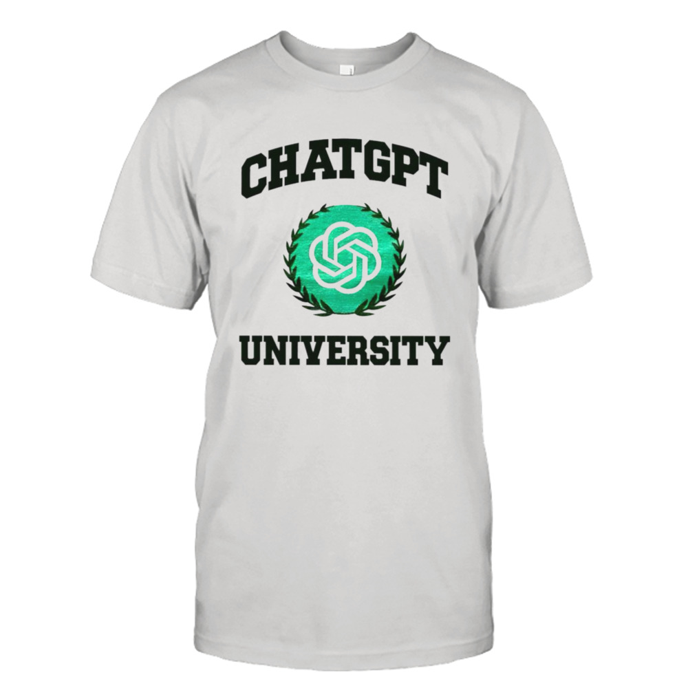 Chatgpt University logo shirt