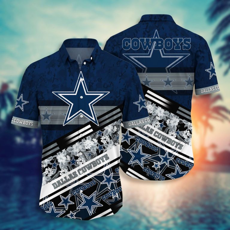 Dallas Cowboys Aloha Hawaiian Shirt - T-shirts Low Price