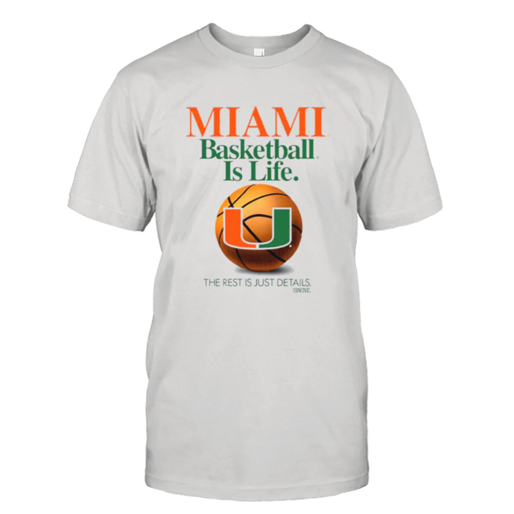 Miami basketball is life the rest is just details shirt