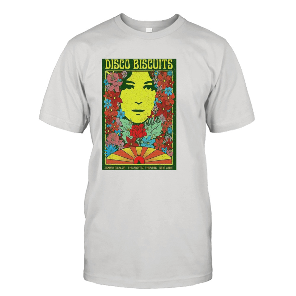 The Disco Biscuits March 23+24+25 2023 New York Poster shirt