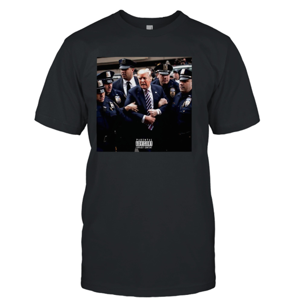 Trump Getting Arrested meme shirt