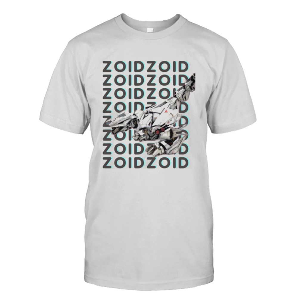 Typographic Pattern Zoid Game shirt