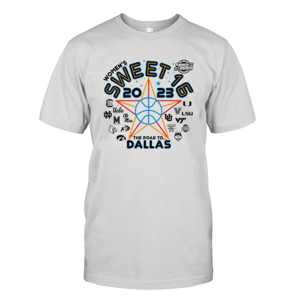 Women’s Madness Sweet 16 Basketball Tournament March Madness Dallas 2023 shirt