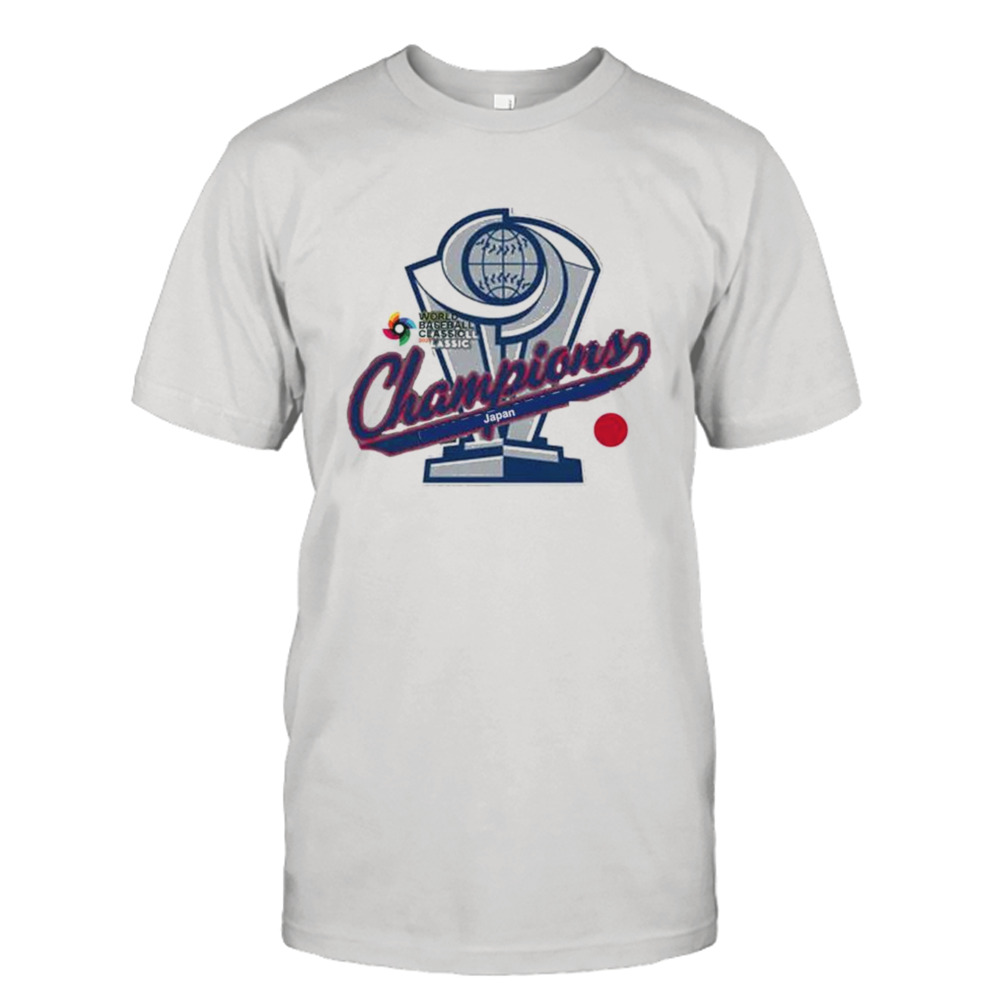 World Baseball Classic 2023 Team Japan Champion trophy T-shirt