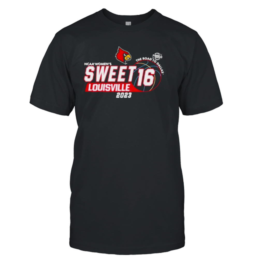 2023 Louisville Cardinals Ncaa Sweet 16 The Road To Dallas Shirt