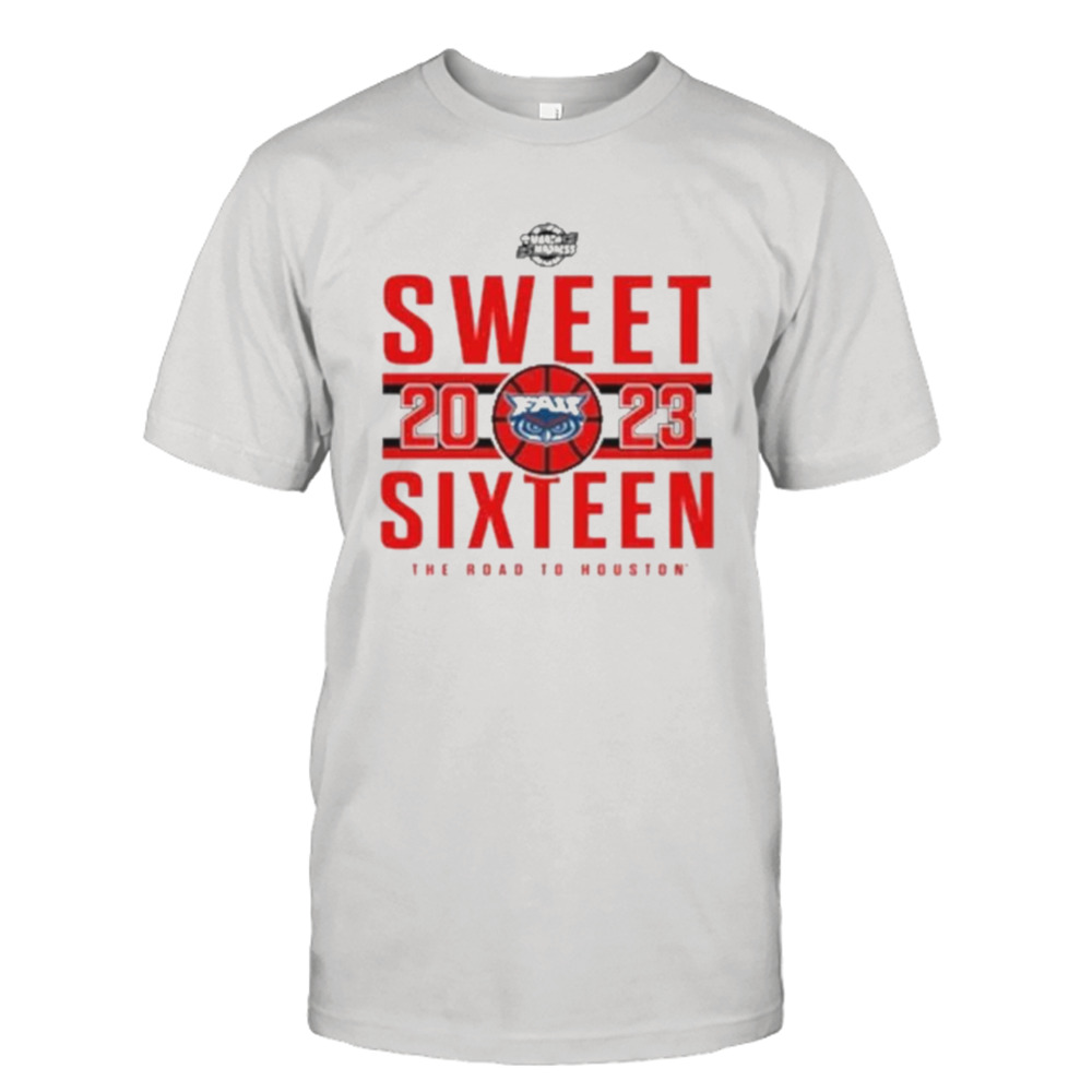 2023 Ncaa Fau Owls Men’s Basketball Sweet Sixteen The Road To Houston Shirt