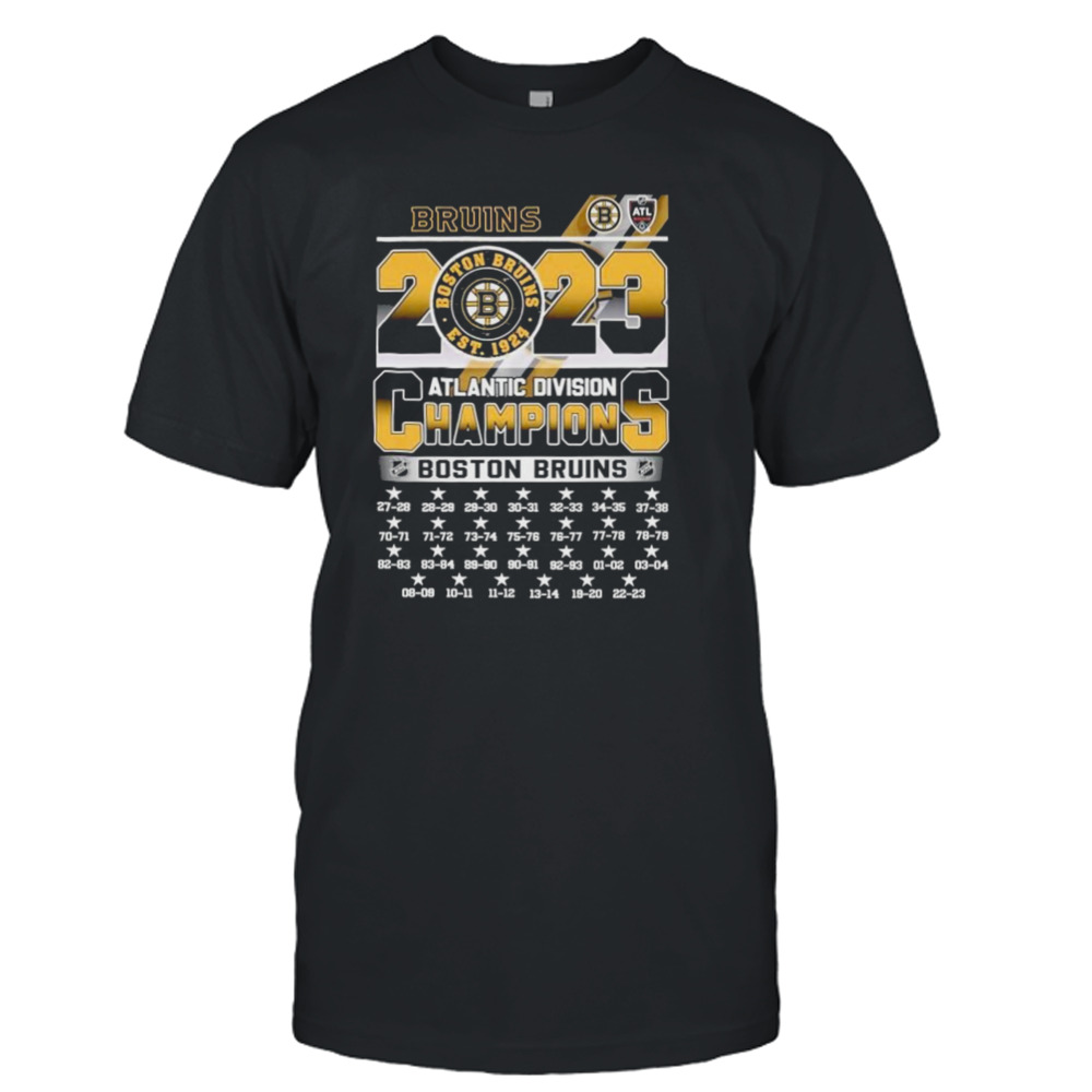 Bruins 2023 Atlantic Division Champions Boston Bruins Shirt