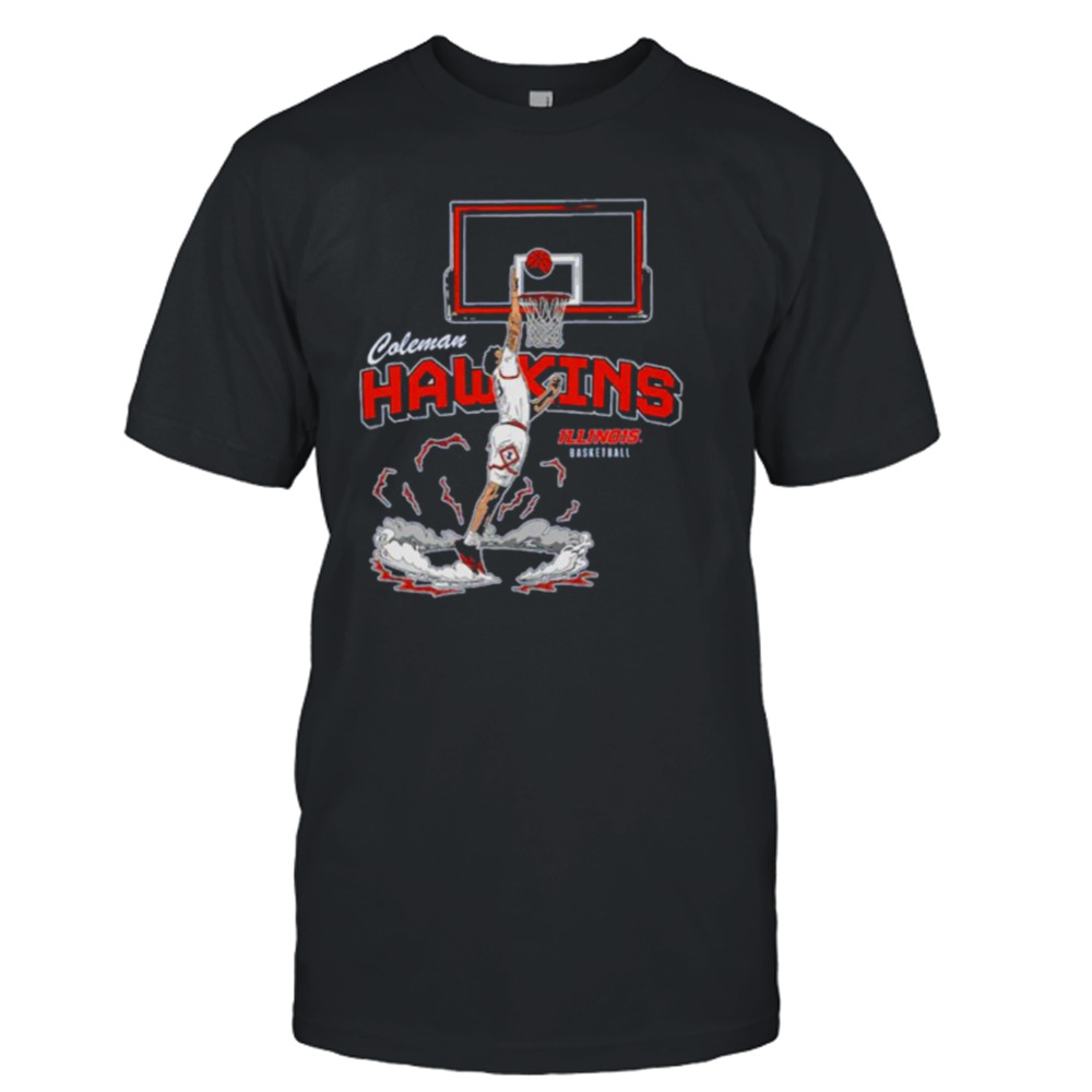 Coleman Hawkins Illinois Basketball shirt