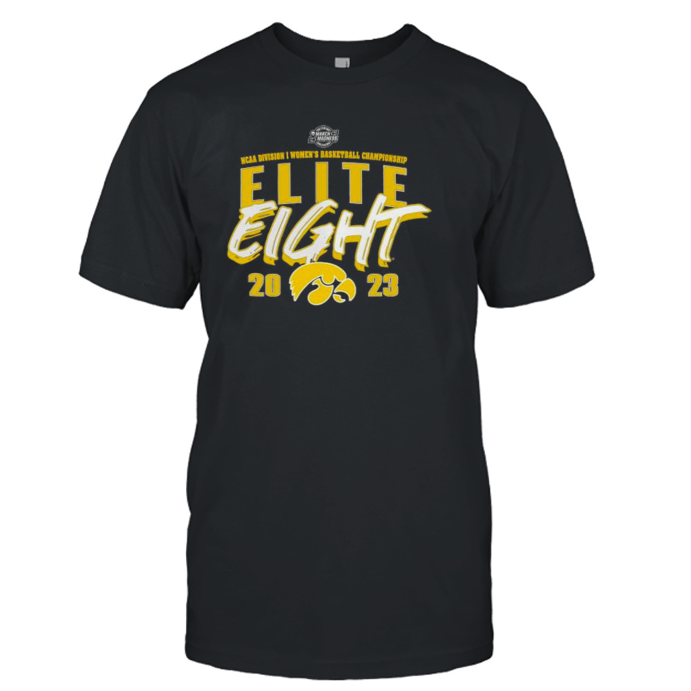 Iowa Hawkeyes 2023 NCAA Women’s Basketball Tournament March Madness Elite Eight Team T-Shirt