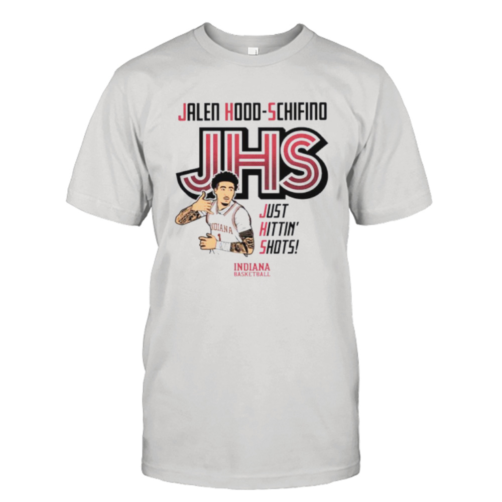 Jalen Hood-Schifino JHS Just hittin’ shots shirt