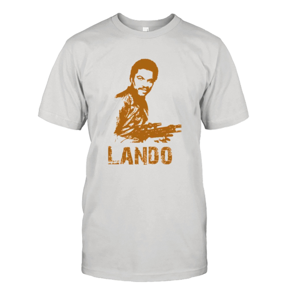 Lando Aesthetic Portrait Lando Calrissian Star Wars shirt