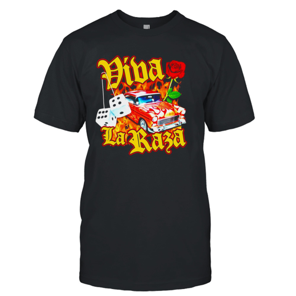 Latino Heat rose shirt