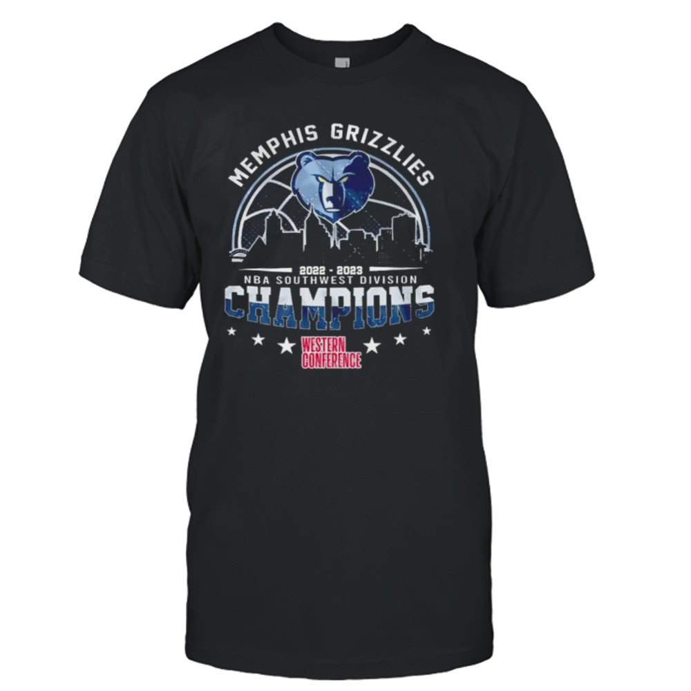 Memphis Grizzlies 2022-2023 NBA Southwest Division Champions Western Conference shirt