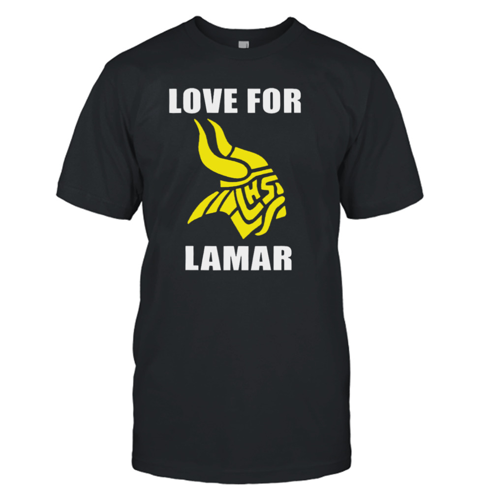 Minnesota Vikings Logo Love For Lamar shirt