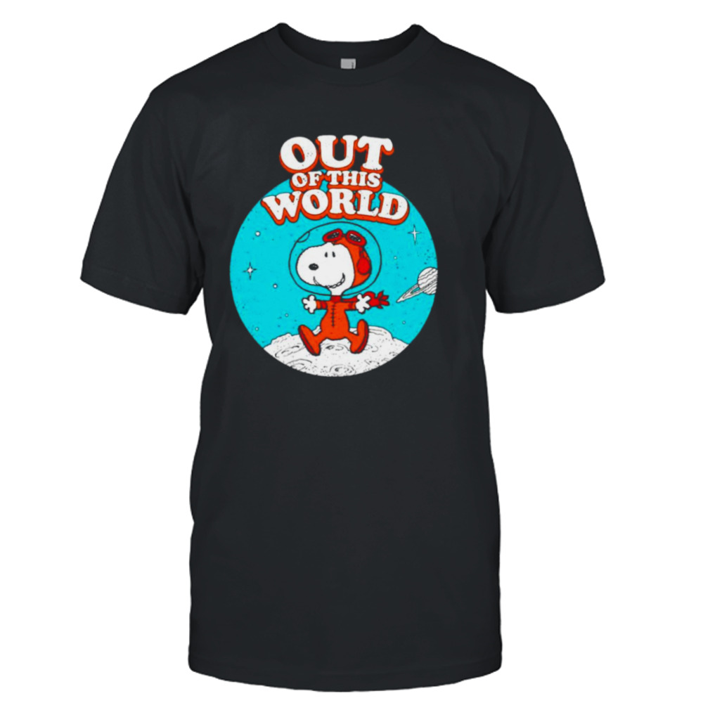 Peanuts out of this world shirt