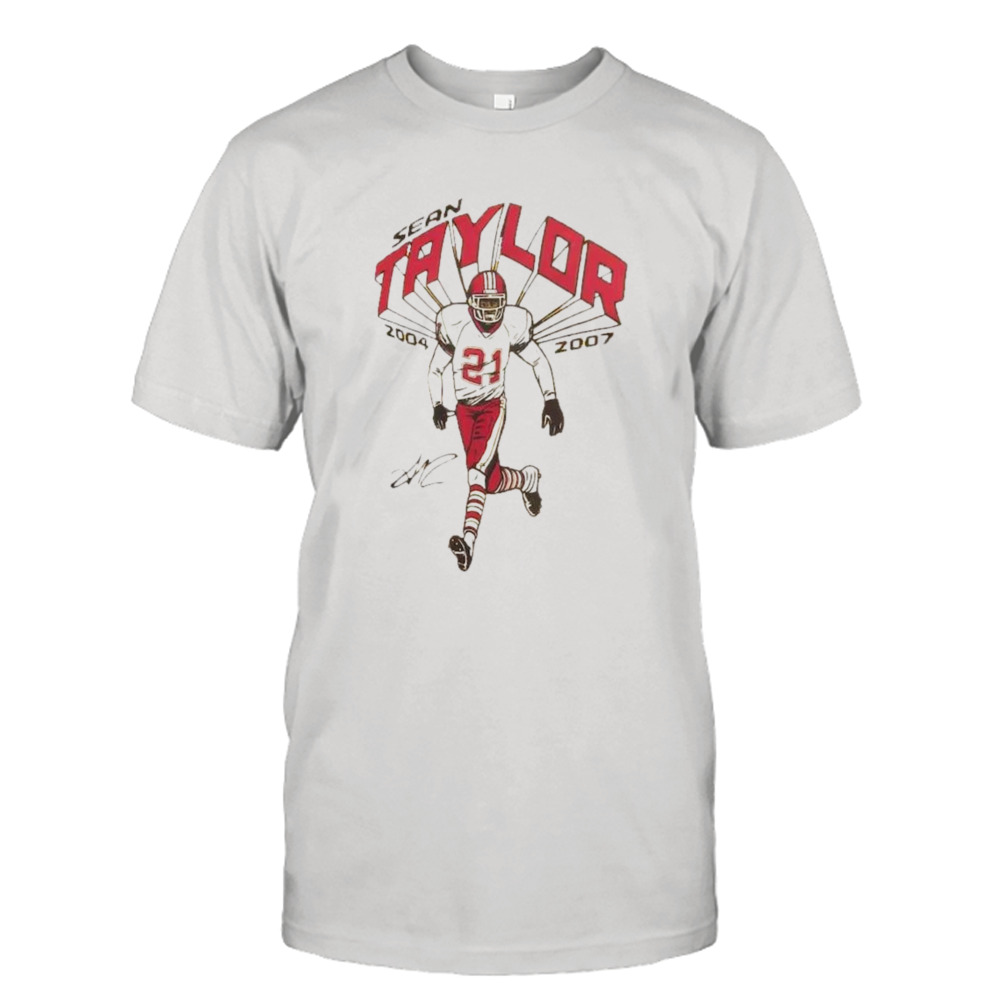 Sean Taylor Washington Commanders Homage Gridiron Classics Caricature Tri-Blend Shirt