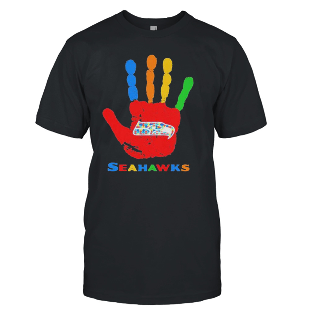 Seattle Seahawks Hand Autism 2023 NFL shirt