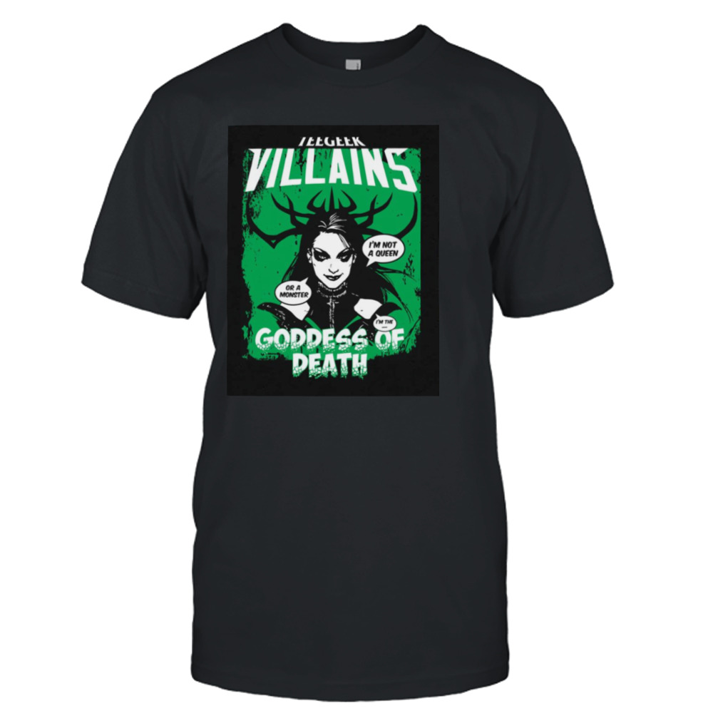 Teegeek Villain Hela Marvel Villain shirt