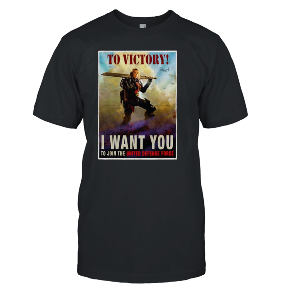 To Victory Angel Of Verdun Edge Of Tomorrow shirt