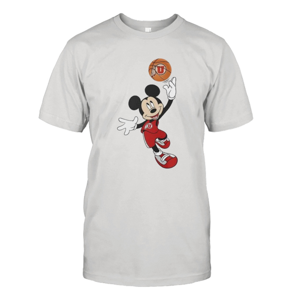 Utah Utes Mickey Basketball 2023 NCAA March Madness Shirt