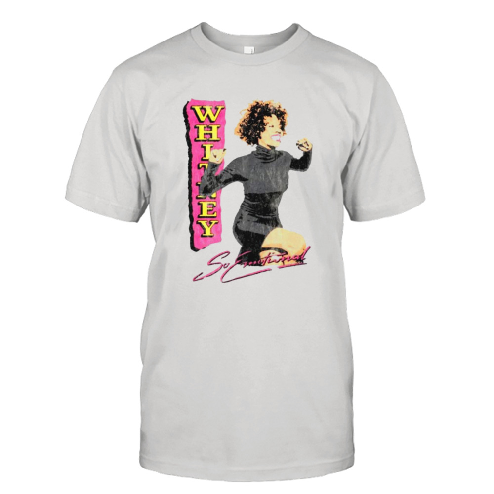 Whitney Houston Contrast Whitney shirt