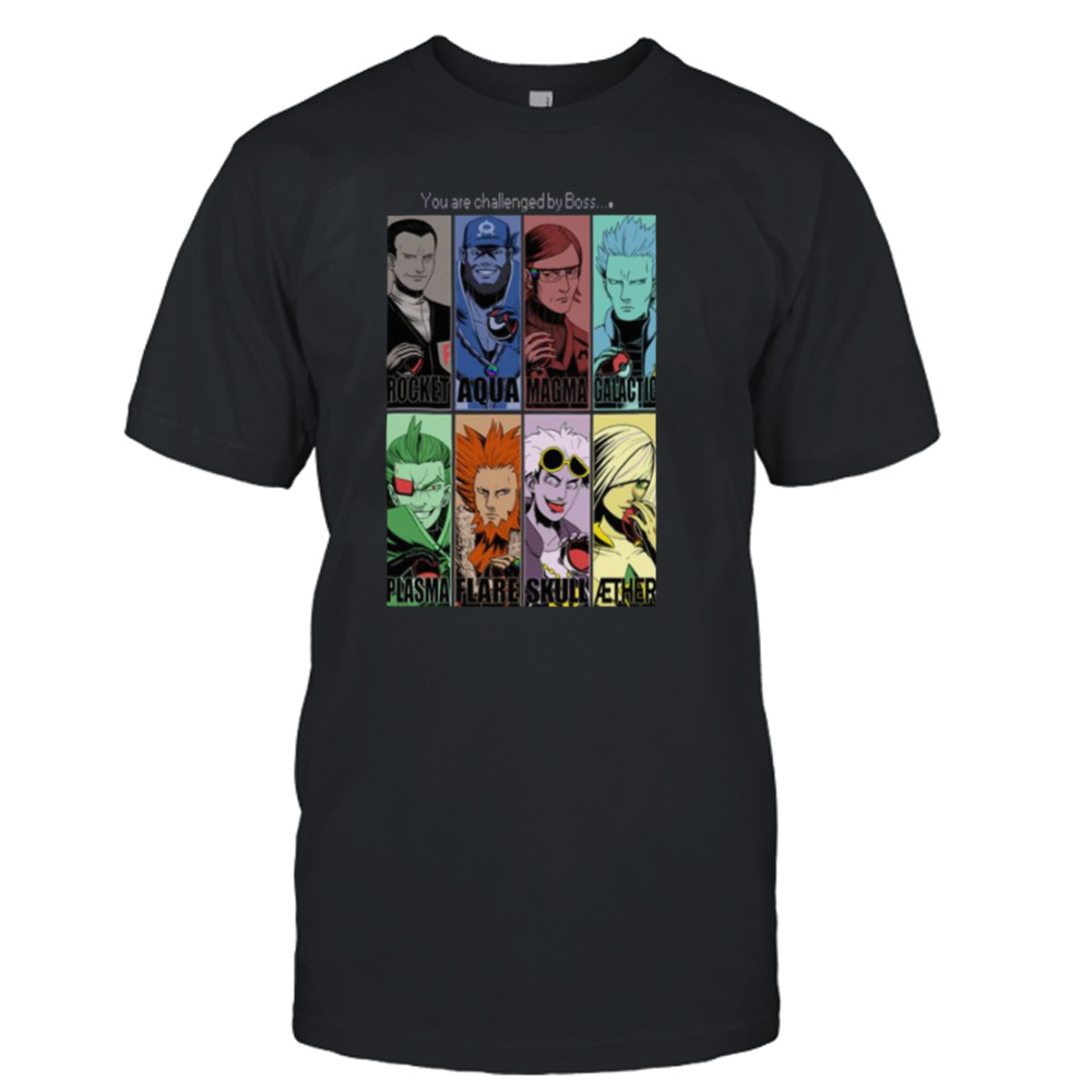 You Are Challenged Comic Villains shirt