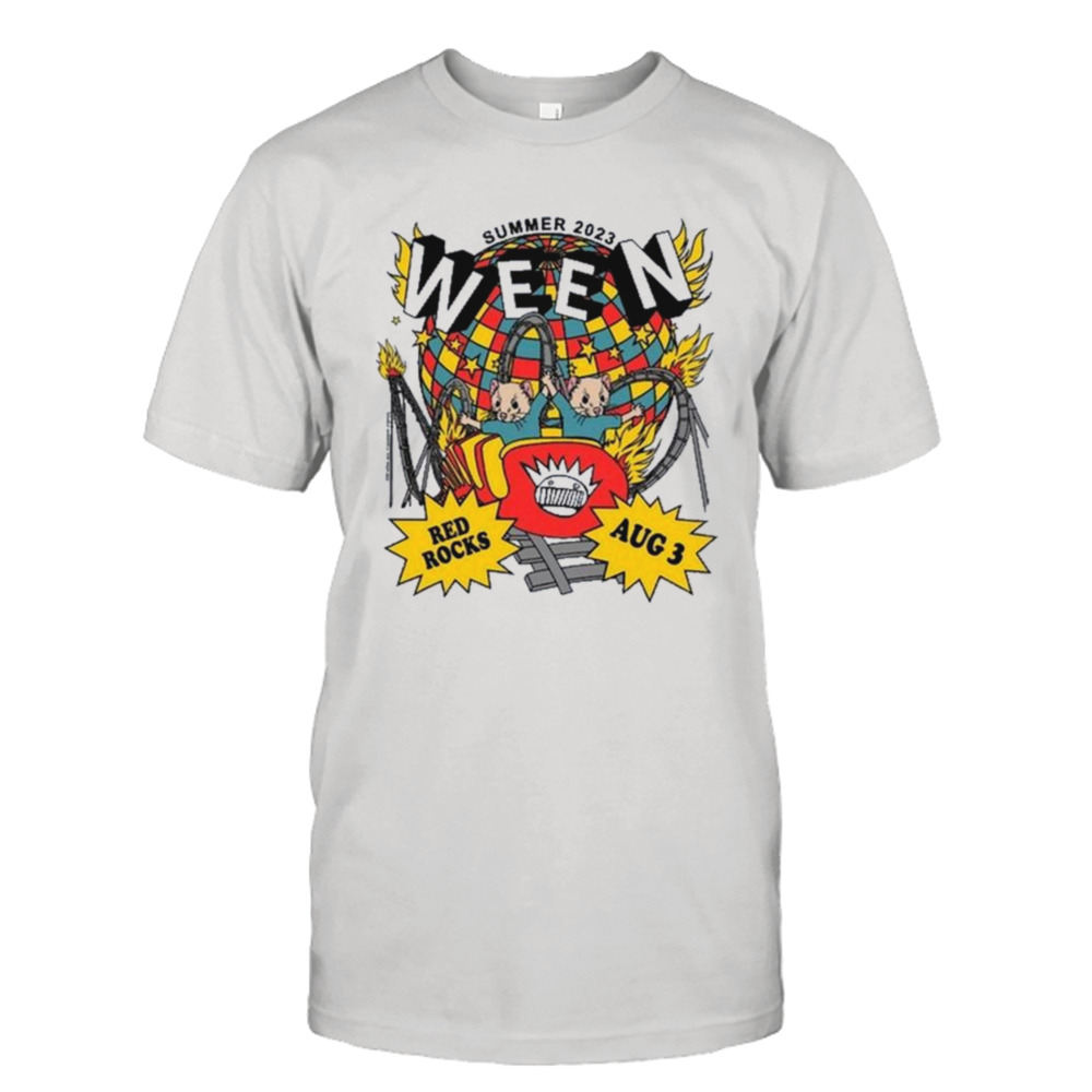 ween Band August 3 2023 Red Rocks Morrison shirt