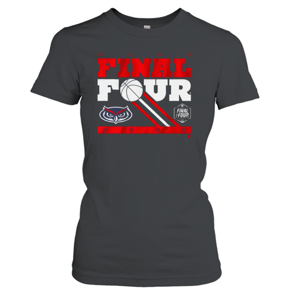 2023 Florida Atlantic Men’s Final Four Stack Shirt 2 Ladies T-Shirt