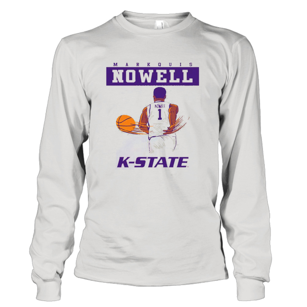 2023 Kansas State Wildcats NCAA Men’s Basketball Markquis Nowell shirt 3 Long Sleeve Tee