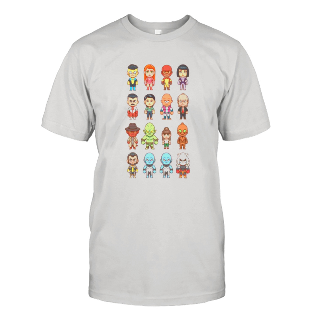 Hero Cast From Invincible Cartoon shirt