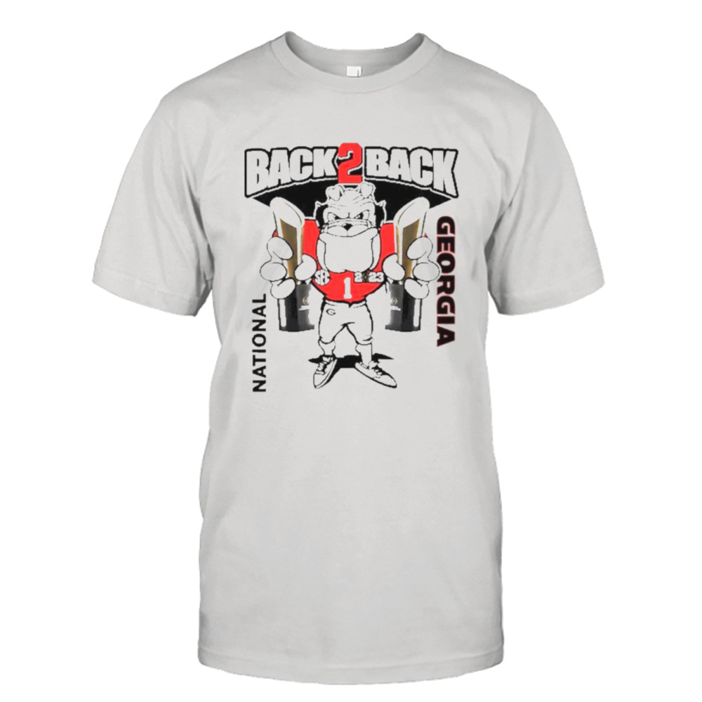 Back 2 Back Georgia Character National Champions Shirt