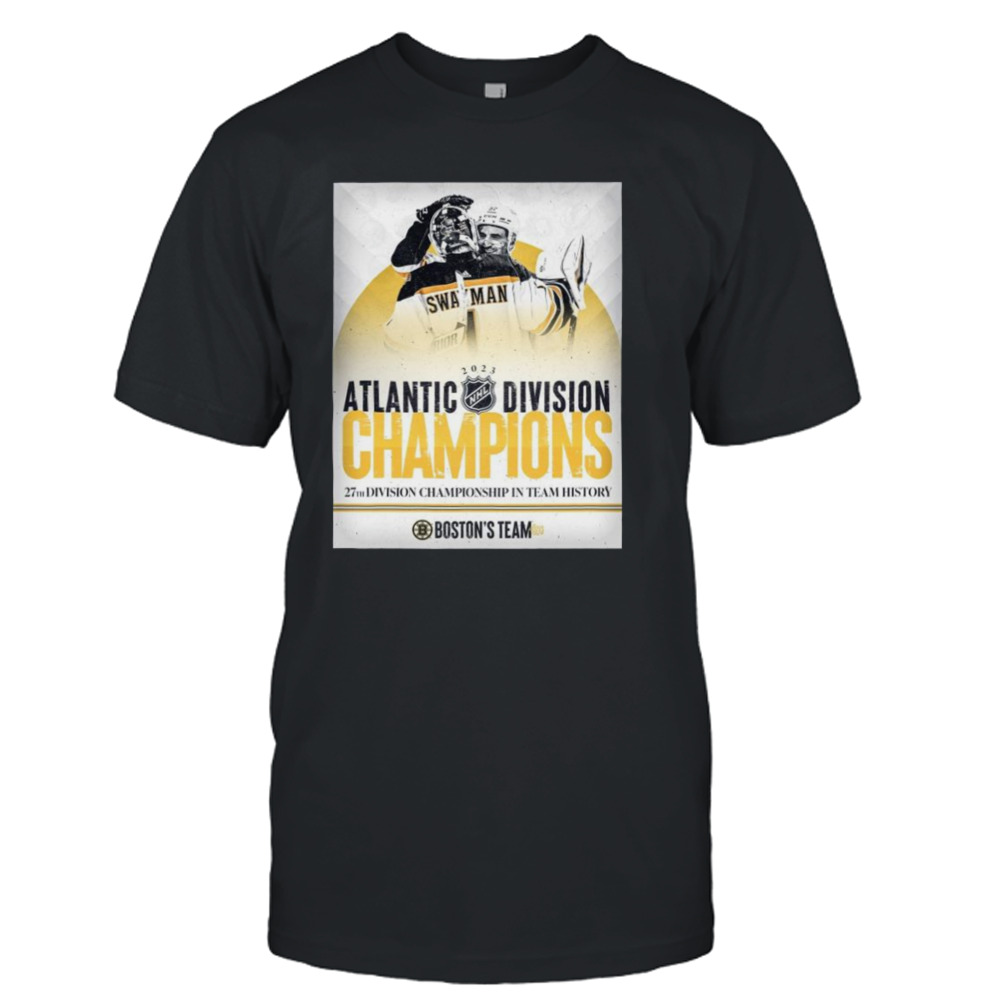 Boston Bruins 2023 Atlantic Division Champions 27th Division Championship In Team History Shirt