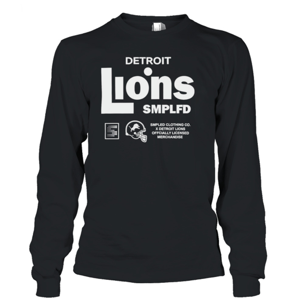 Official detroit Lions SMPLFD T-shirt, hoodie, sweater, long