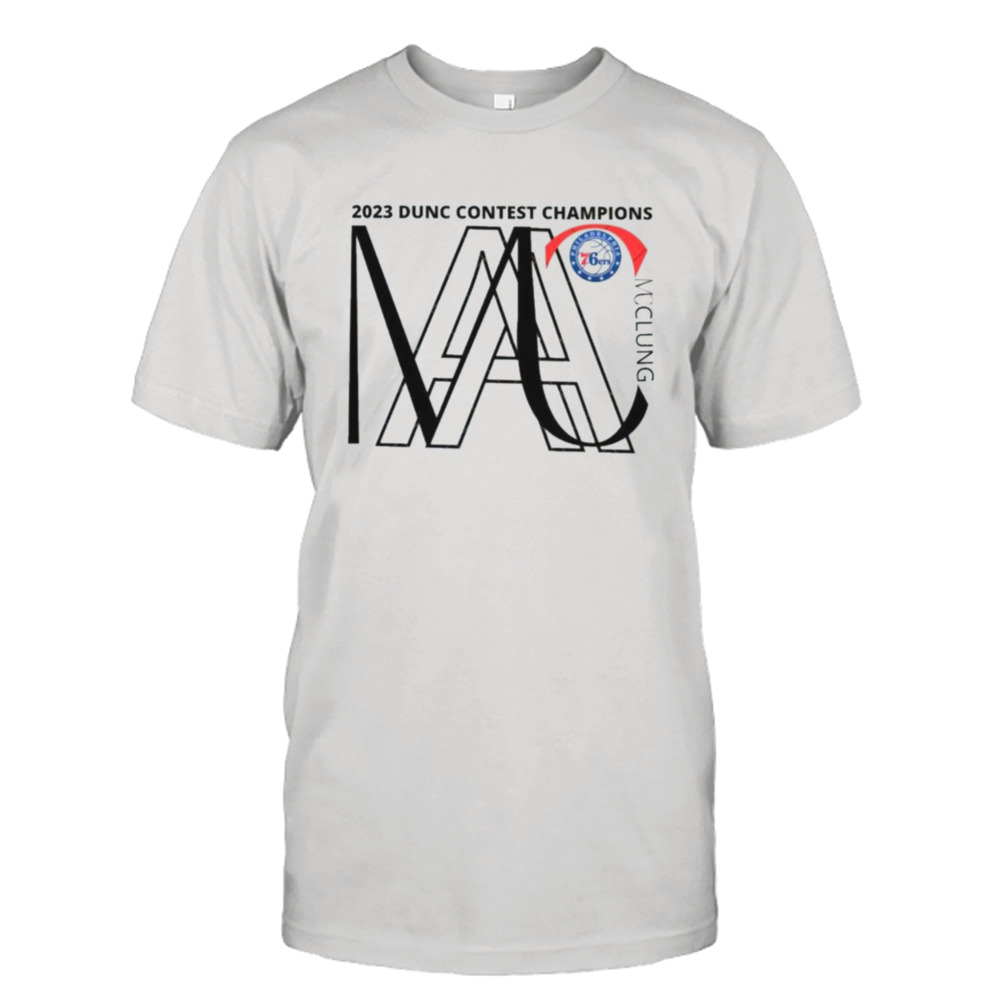 MAC 2023 Dunc Contest Champions Philadelphia 76ers Shirt