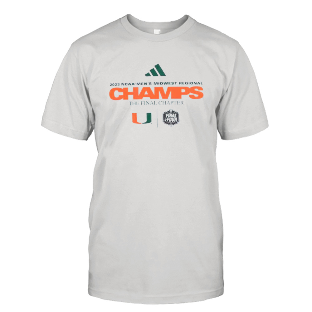 Miami Hurricanes 2023 NCAA Men’s Basketball Tournament March Madness Final Four Regional Champions shirt