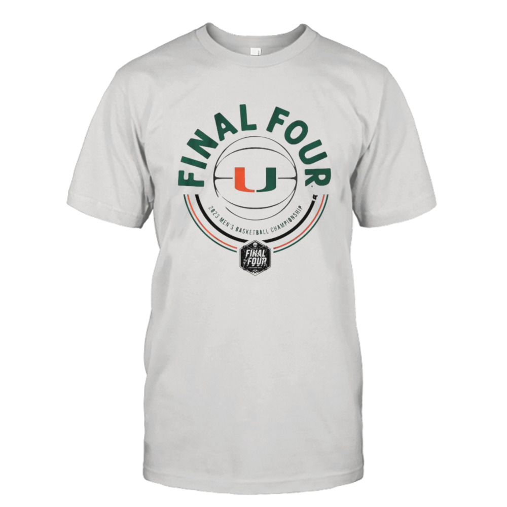 Miami Hurricanes Men’s Final Four 2023 NCAA DI Basketball Championship Shirt