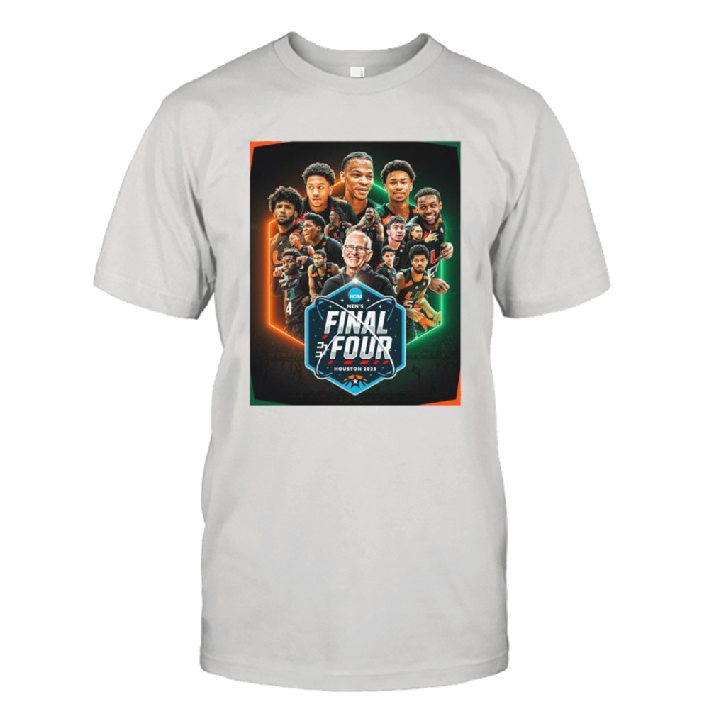 University of Miami men’s basketball team 2023 Final Four shirt