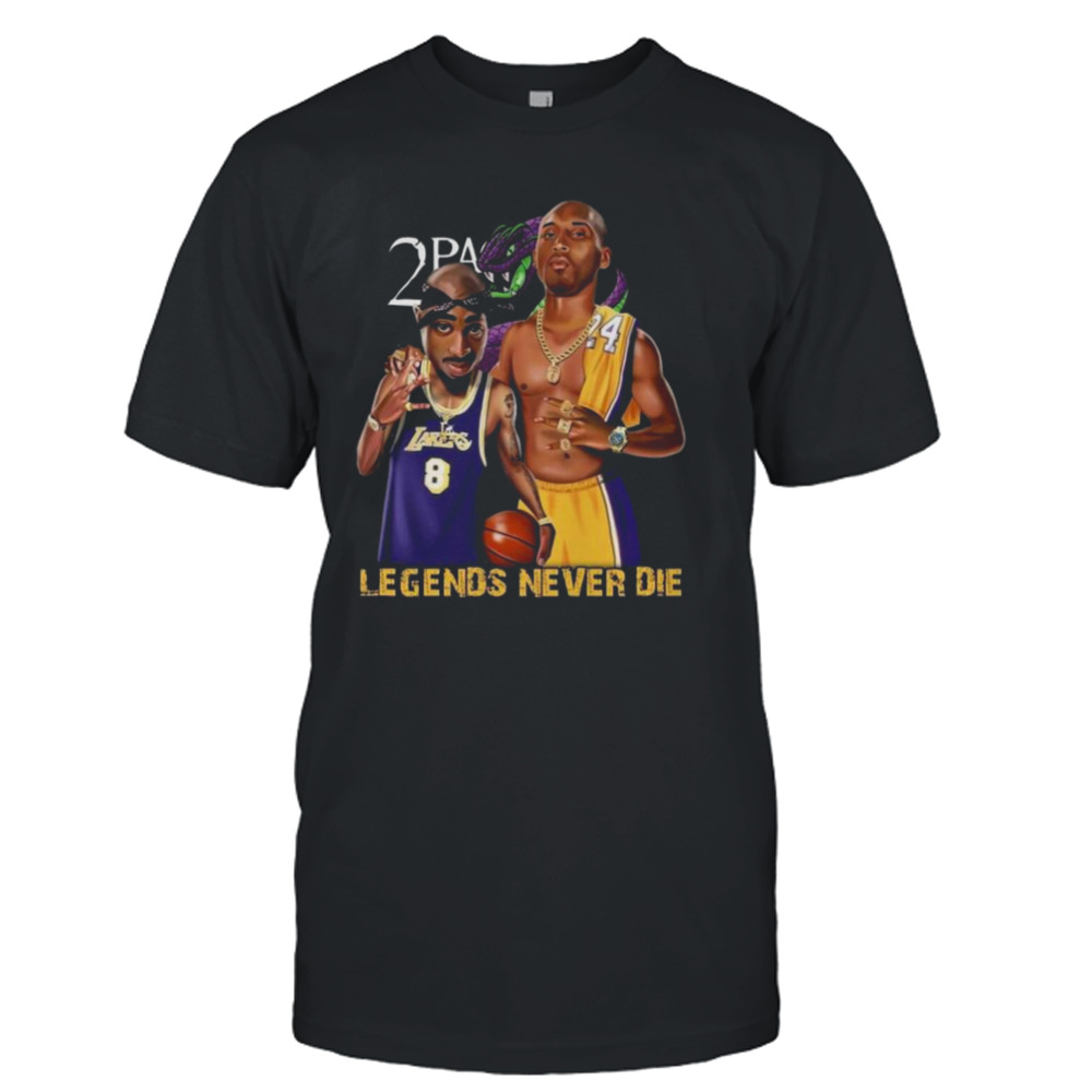 2Pac Remember Me Kobe Bryant Lakers Legends Never Die Shirt