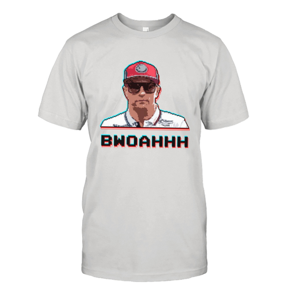 Kimi Raikkonen 2018 Bwoah Pixel Art shirt