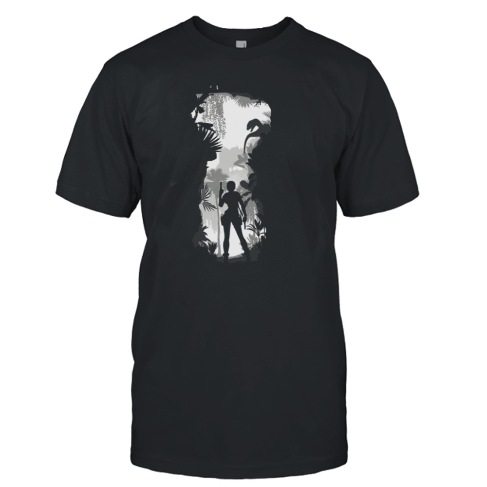 Lara Croft In Forest Tomb Raider shirt