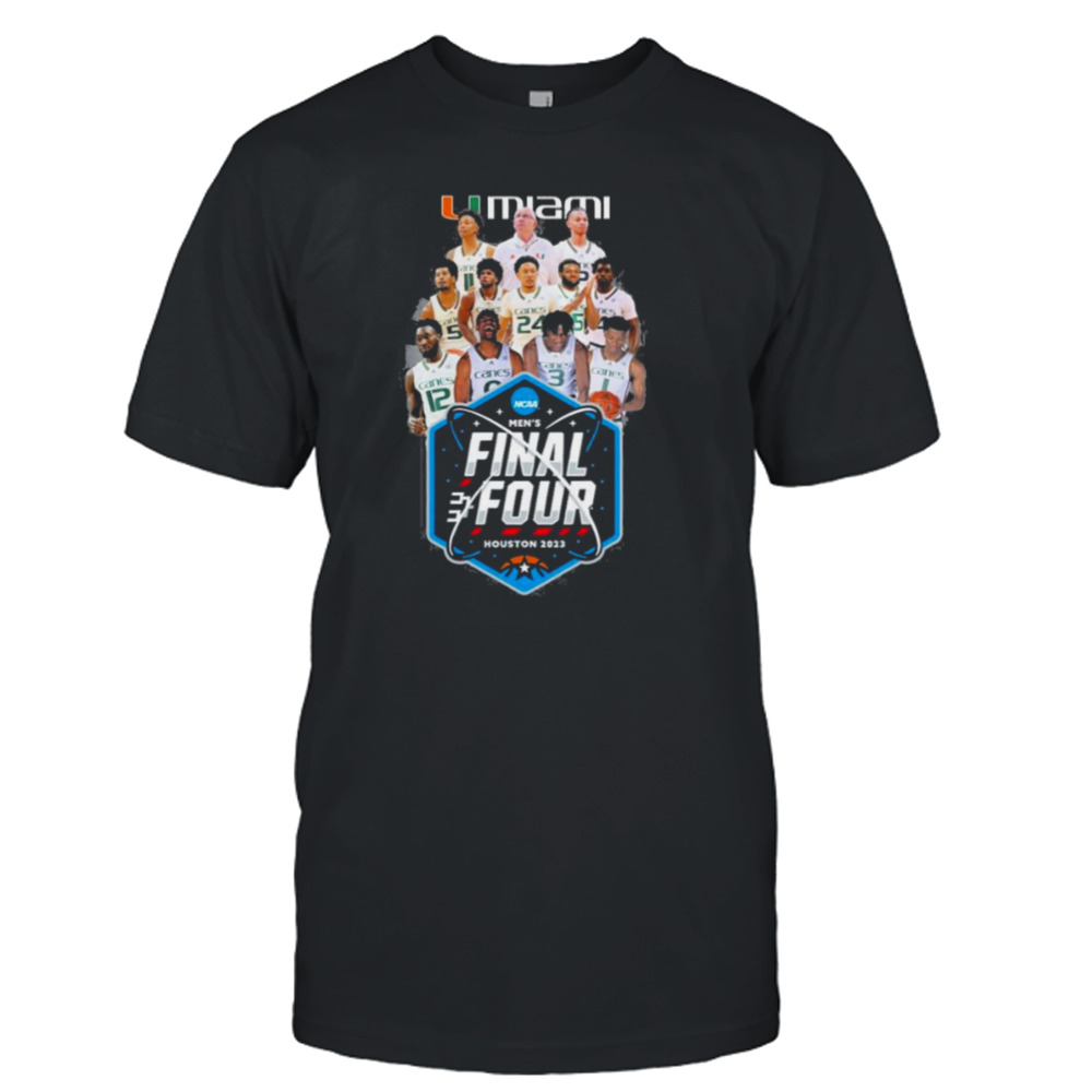 Miami Hurricanes Men’s Basketball 2023 Men’s Final Four Shirt