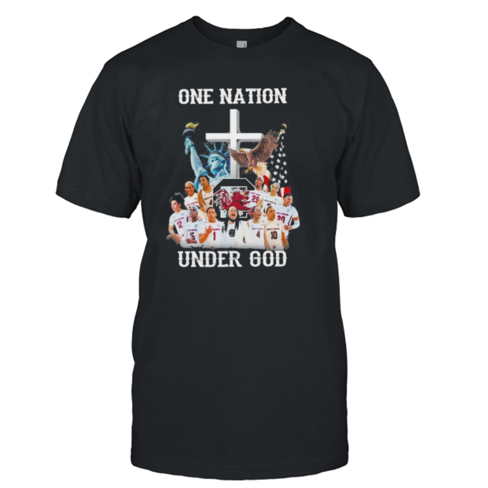 One Nation South Carolina Gamecocks Under God 2023 shirt