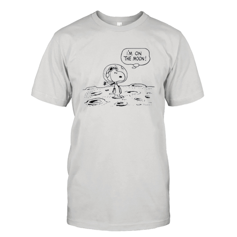 Snoopy I’m on the moon shirt