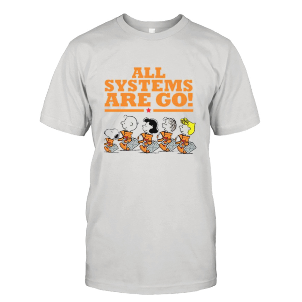 The Peanuts all systems are go shirt