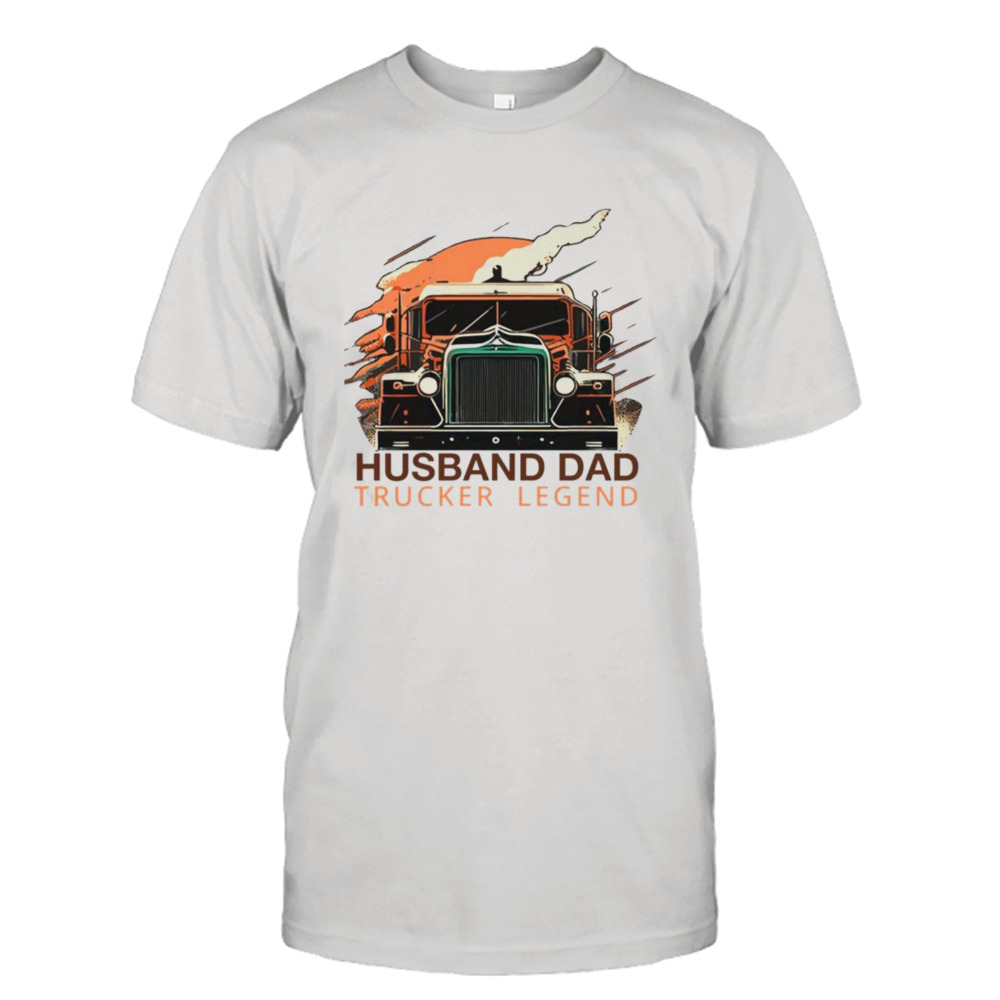 Vintage Husband Dad Trucker Legend Shirt