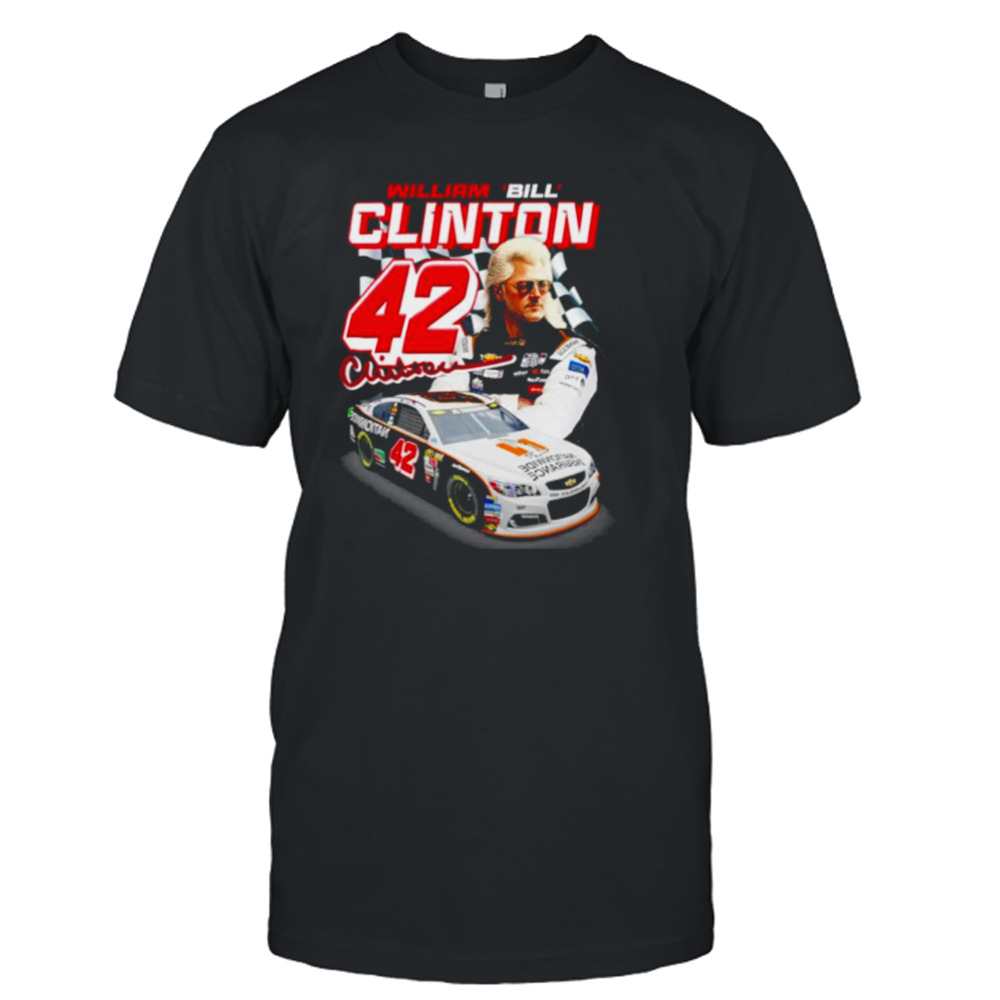 Bill Clinton #42 signature shirt